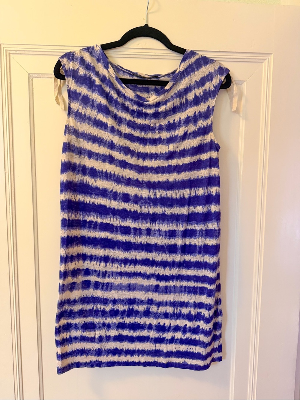 Weekend Max Mara Sleeveless Blue & White Striped Tunic